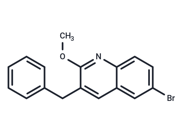 3-Benzyl-6-bromo-2-methoxyquinoline Chemical Structure