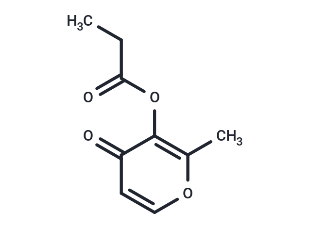 Maltol propionate Chemical Structure