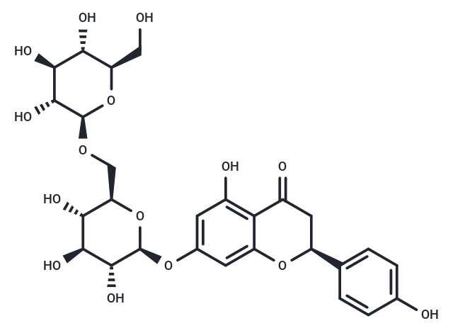 Naringenin 7-O-gentiobioside Chemical Structure