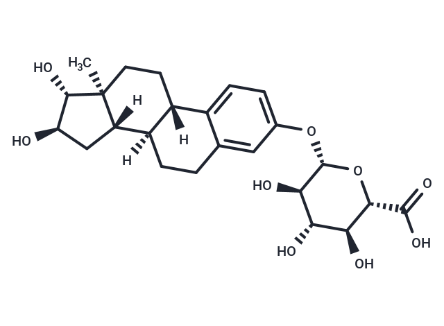 Estriol 3-glucuronide Chemical Structure