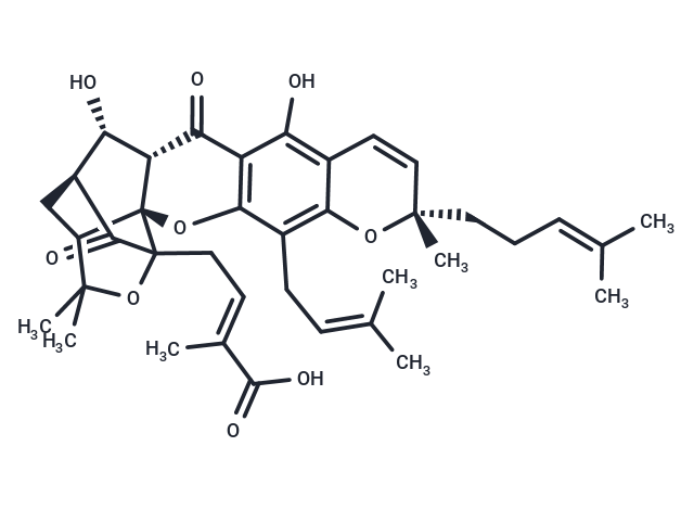 10alpha-Hydroxyepigambogic acid Chemical Structure