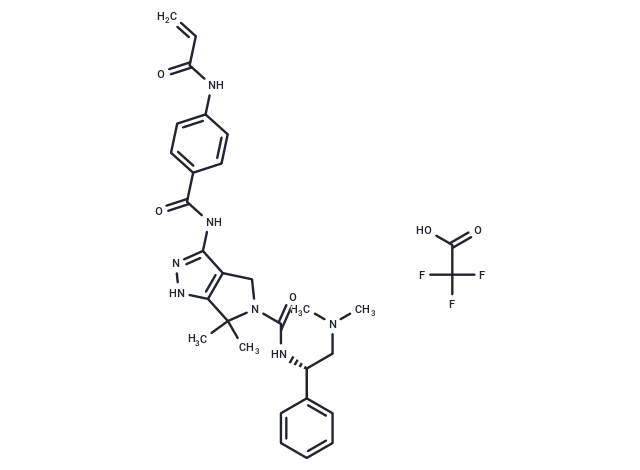 YKL-5-124 TFA (1957203-01-8 free base) Chemical Structure