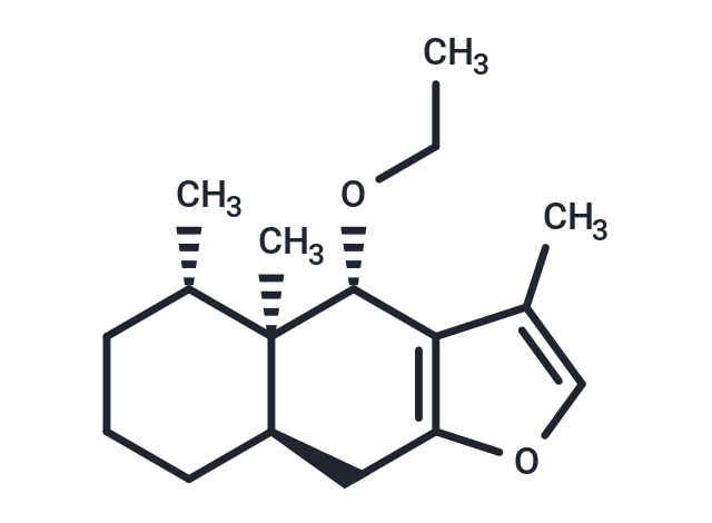 6β-Ethoxyfuranoeremophilane Chemical Structure