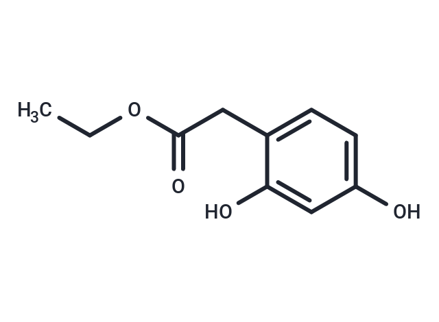 Ethyl 2,4-dihydroxyphenylacetate Chemical Structure