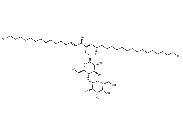 C17 Lactosylceramide (d18:1/17:0) Chemical Structure