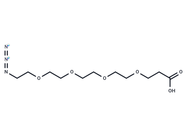 Azido-PEG4-C2-acid Chemical Structure