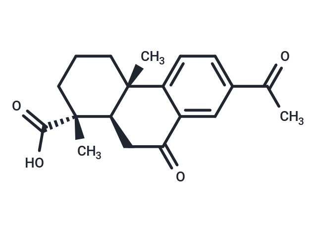 16-Nor-7,15-dioxodehydroabietic acid Chemical Structure