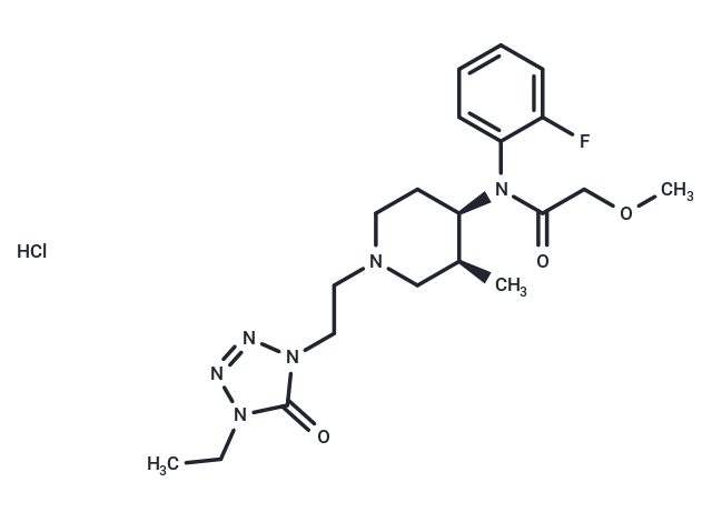 Brifentanil hydrochloride Chemical Structure