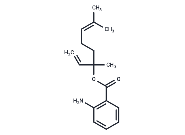 Linalyl anthranilate Chemical Structure