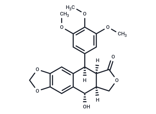 Isopicropodophyllone Chemical Structure