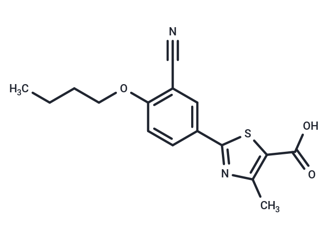 Febuxostat n-butyl isomer Chemical Structure