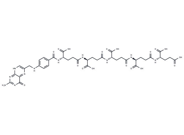 Pteroylpentaglutamic acid Chemical Structure