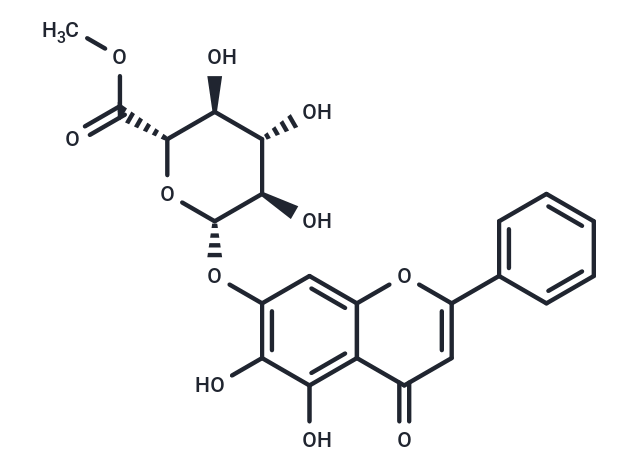 TargetMol Chemical Structure Baicalin methyl ester