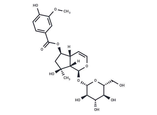 TargetMol Chemical Structure 6-O-Vanilloylajugol