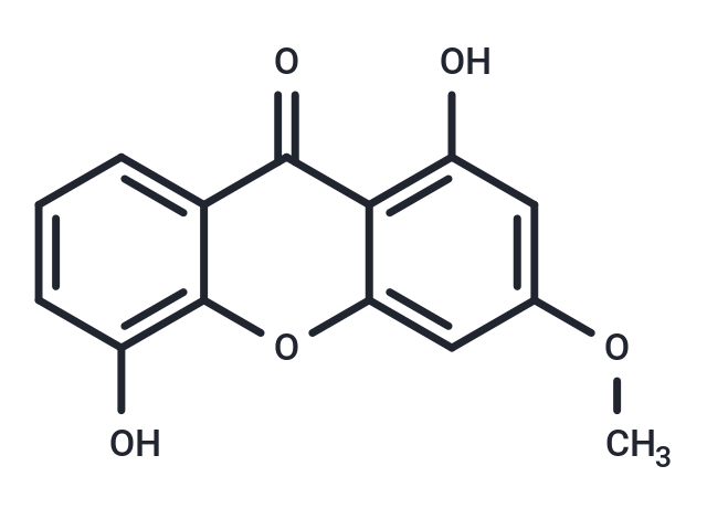 Mesuaxanthone A Chemical Structure