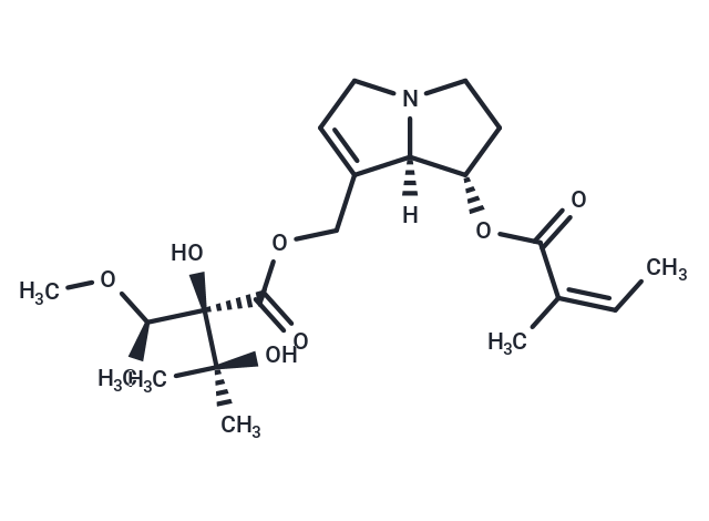 Lasiocarpine Chemical Structure