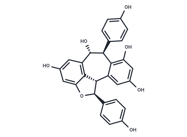 Ampelopsin A Chemical Structure
