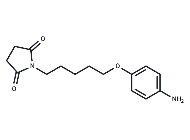 Succinimide, N-(5-(p-aminophenoxy)pentyl)- Chemical Structure