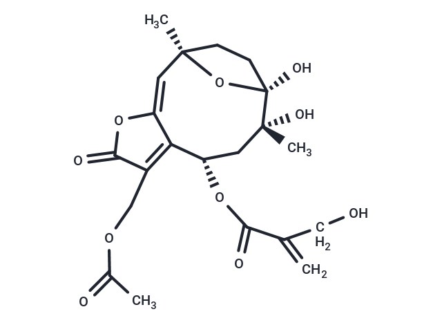 TargetMol Chemical Structure 4'-Hydroxypiptocarphin A