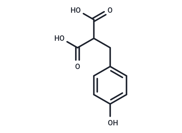 MALONIC ACID, (P-HYDROXYBENZYL)- (7CI) Chemical Structure