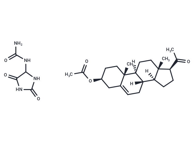Allantoin pregnenolone acetate Chemical Structure