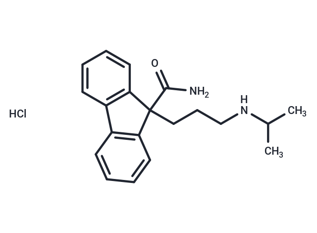 Indecainide hydrochloride Chemical Structure