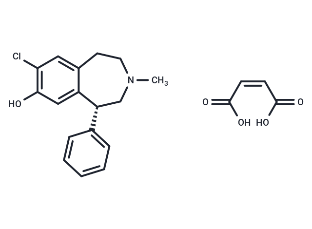 SCH-23390 maleate Chemical Structure