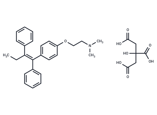 Tamoxifen Citrate Chemical Structure