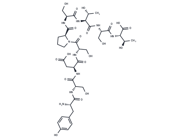 Ysdspstst peptide Chemical Structure