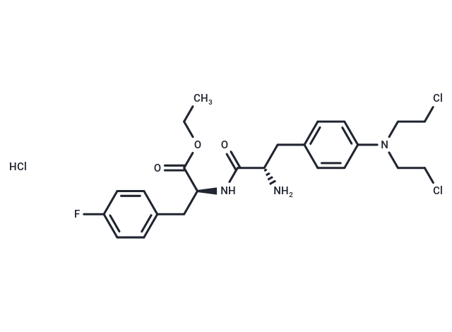 Melflufen hydrochloride Chemical Structure