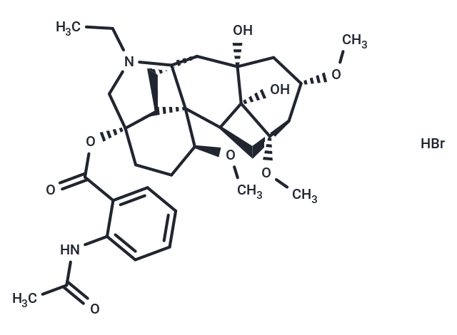 TargetMol Chemical Structure Lappaconitine hydrobromide