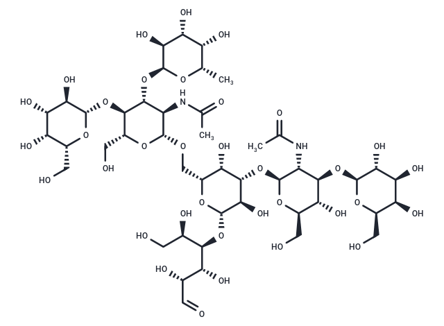 Monofucosyllacto-N-hexaose III Chemical Structure