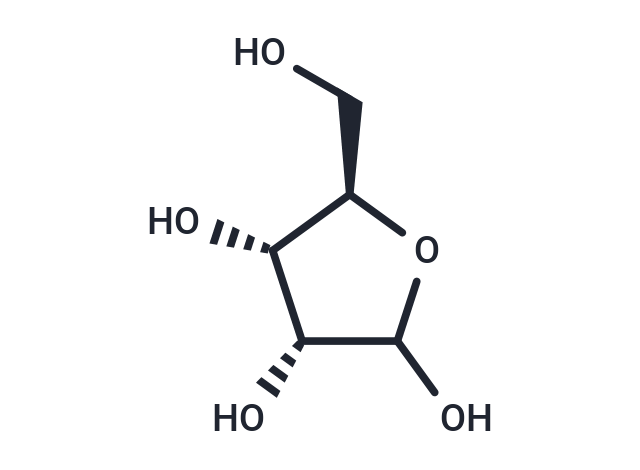 D-Ribofuranose Chemical Structure