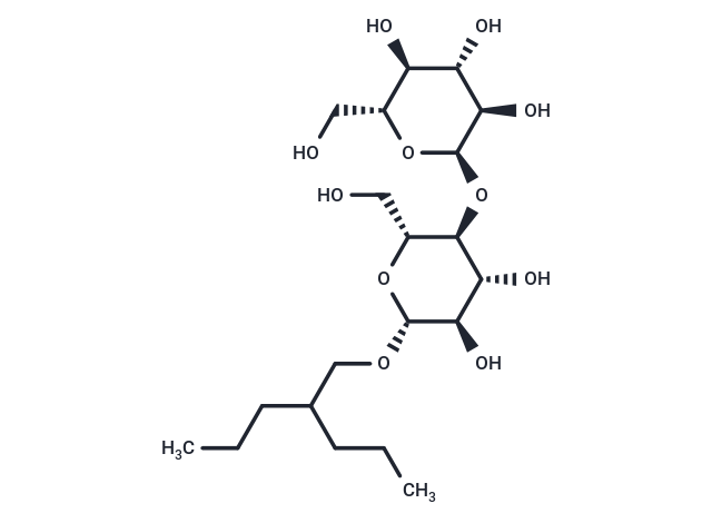 2-Propyl-1-Pentyl-β-D-Maltopyranoside Chemical Structure