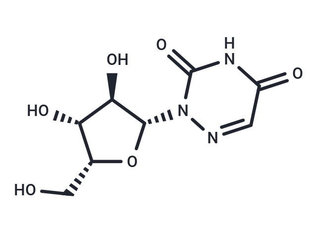 1-(b-D-Xylofuranosyl)-6-azauracil Chemical Structure