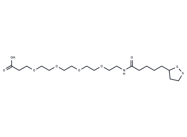 Lipoamido-PEG4-acid Chemical Structure