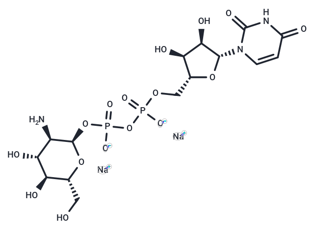 UDP-glucosamine disodium Chemical Structure