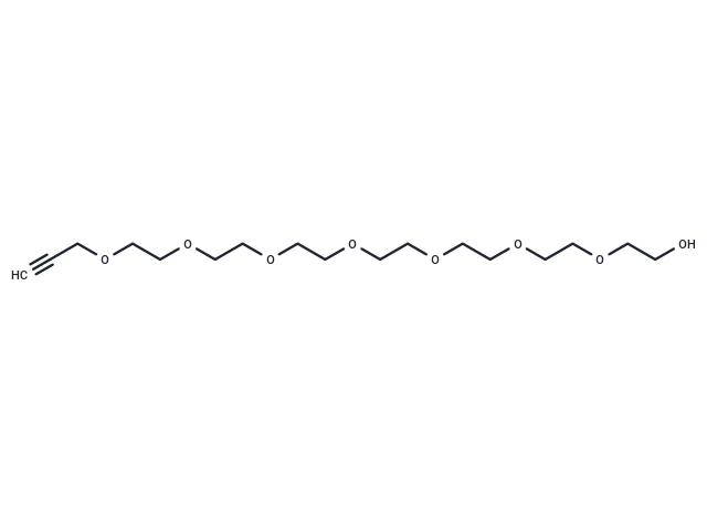 Propargyl-PEG7-alcohol Chemical Structure