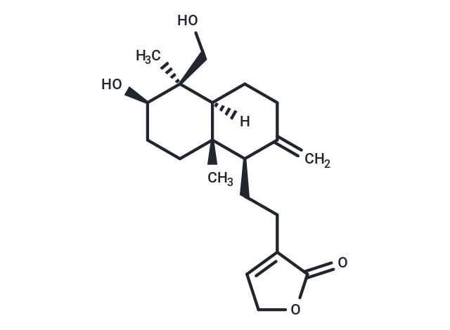 14-Deoxyandrographolide Chemical Structure
