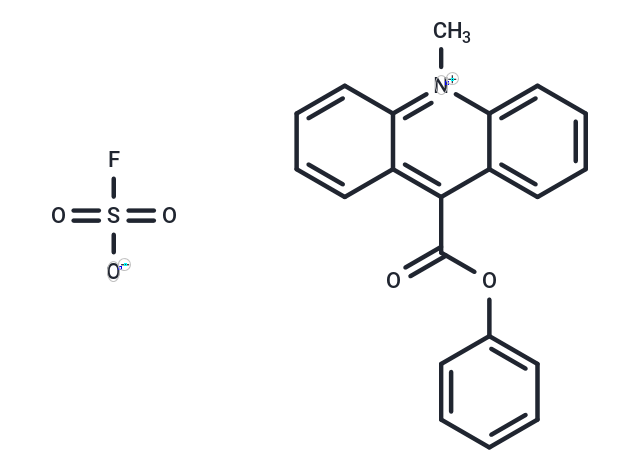 10-Methyl-9-(phenoxycarbonyl)acridinium (fluorosulfonate) Chemical Structure