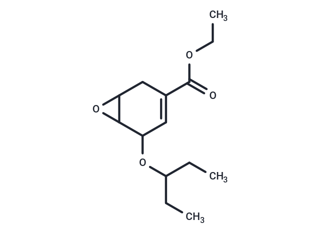 Ethyl (1S,5R,6S)-5-(pentan-3-yl-oxy)-7-oxa-bicyclo[4.1.0]hept-3-ene-3-carboxylate Chemical Structure