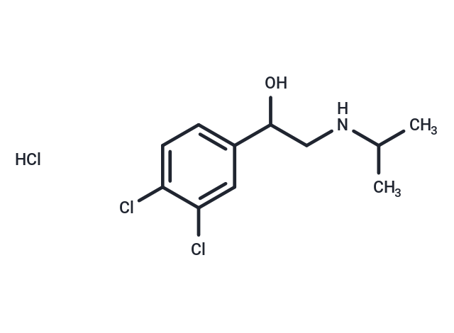 Dichloroisoproterenol hydrochloride Chemical Structure