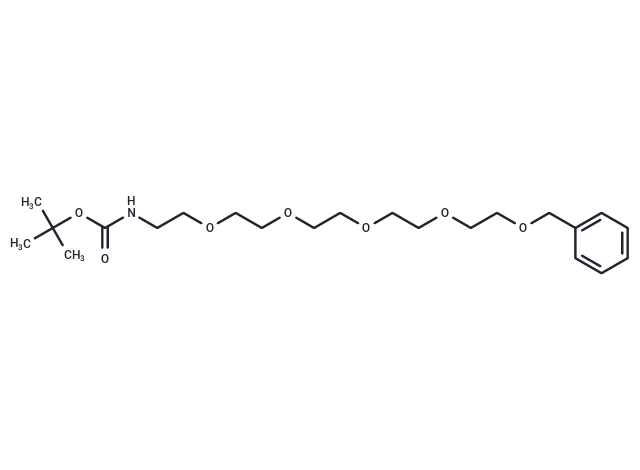 Benzyl-PEG5-NHBoc Chemical Structure