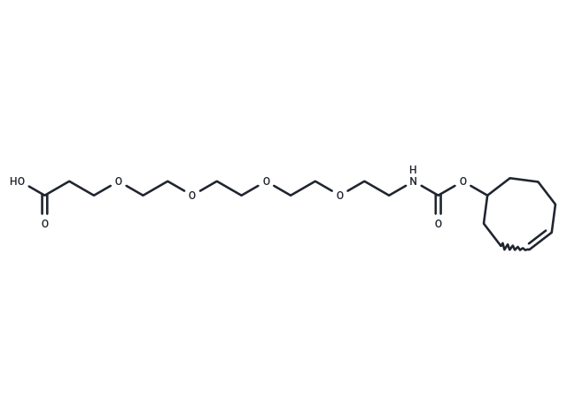 TCO-PEG4-acid Chemical Structure