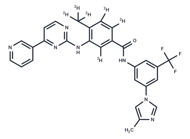 Nilotinib-d6 Chemical Structure