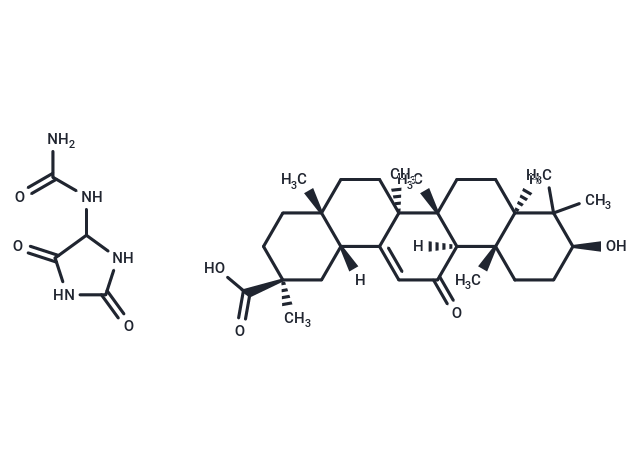 Allantoin glycyrrhetinic acid Chemical Structure