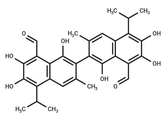 Gossypol Chemical Structure