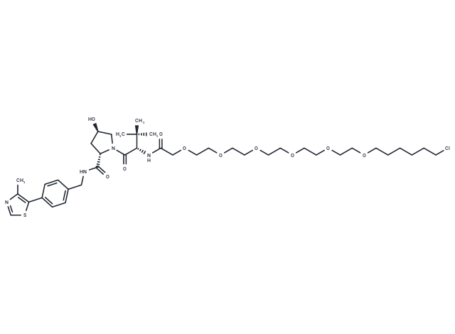 (S,R,S)-AHPC-PEG6-C4-Cl Chemical Structure