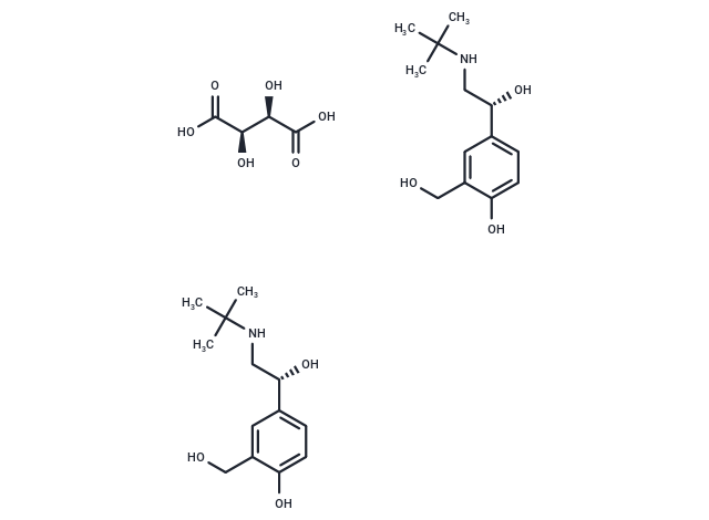 TargetMol Chemical Structure Levalbuterol tartrate