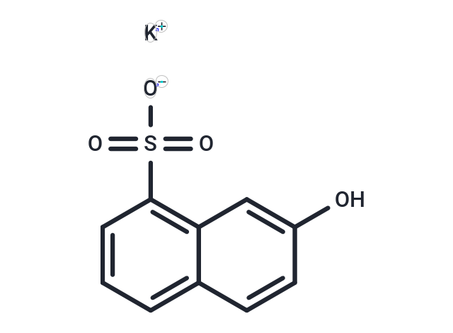 Potassium 7-hydroxy-1-naphthalenesulfona Chemical Structure